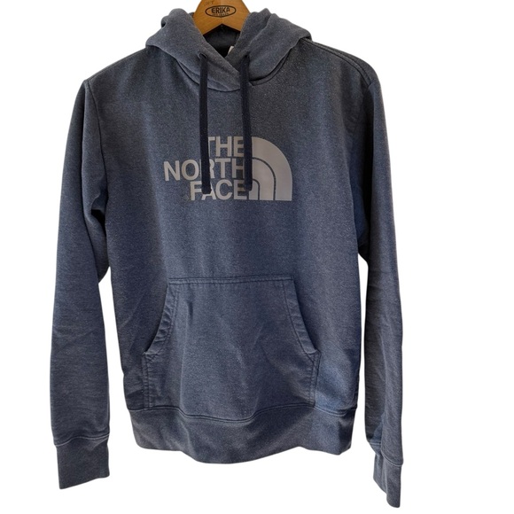 The North Face Other - The North Face Sweatshirt Mens Small Hoodie Pullover Graphic Logo Greyish Blue